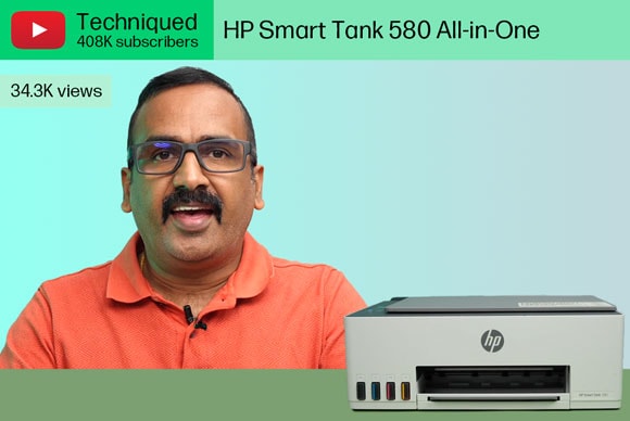 HP Smart Tank 580 Review: Printer that Prints Fast and Looks Good