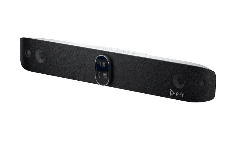 Video conferencing soundbar with integrated camera for hybrid meeting collaboration​
