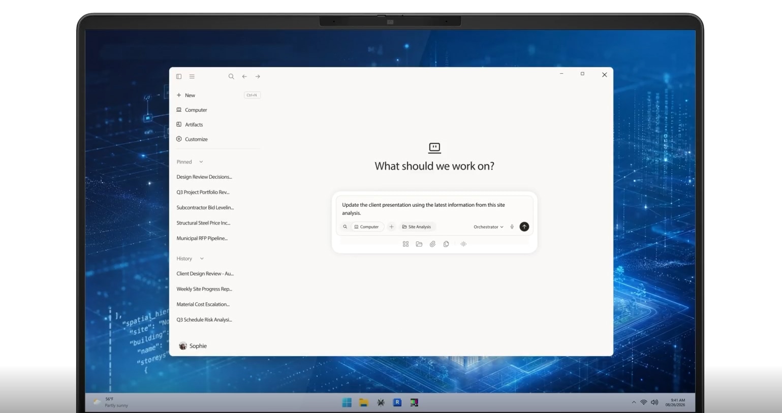 Screenshot from Perplexity AI video.