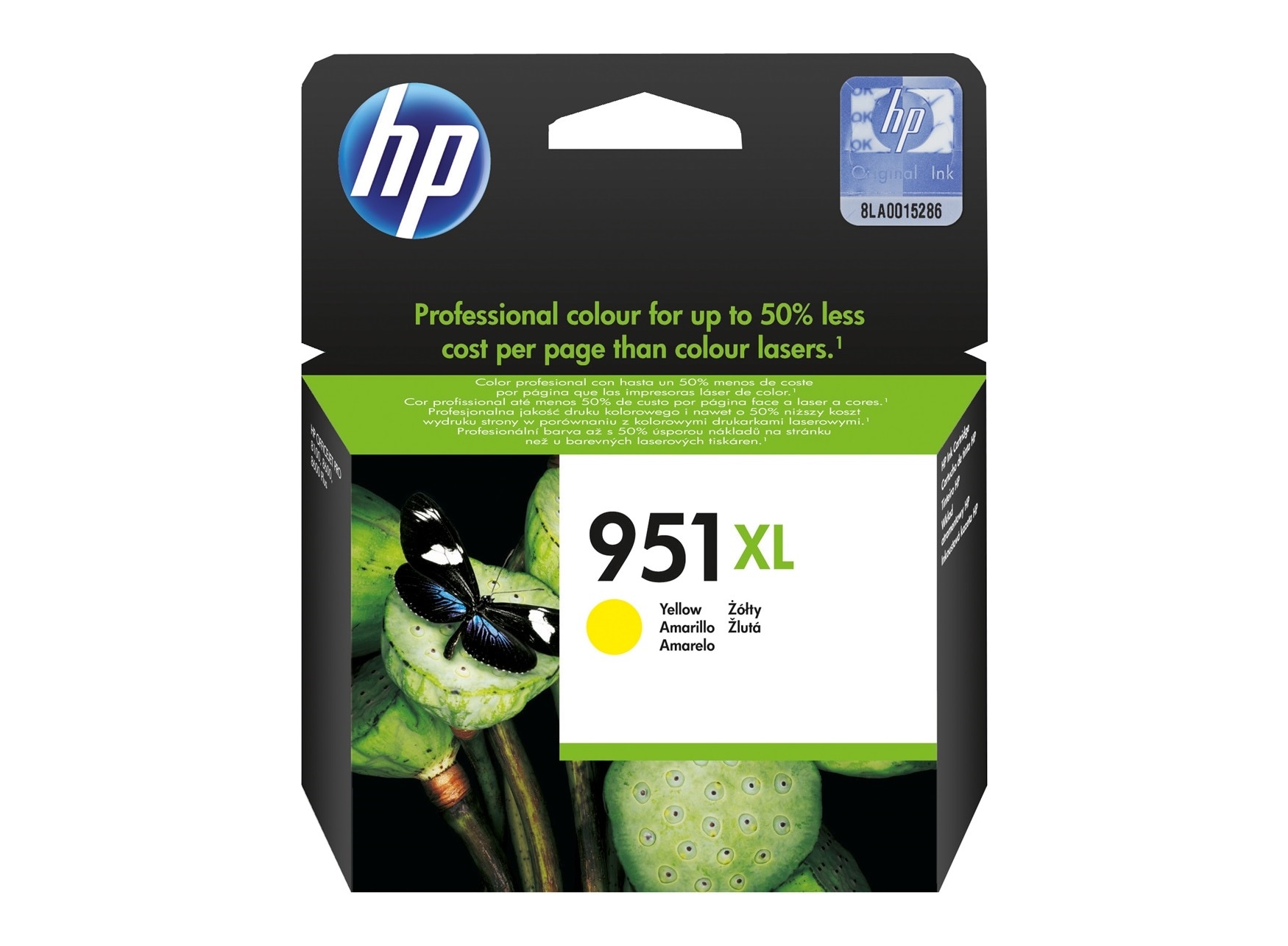 HP 951XL Gelb Original Druckerpatrone mit hoher Reichweite