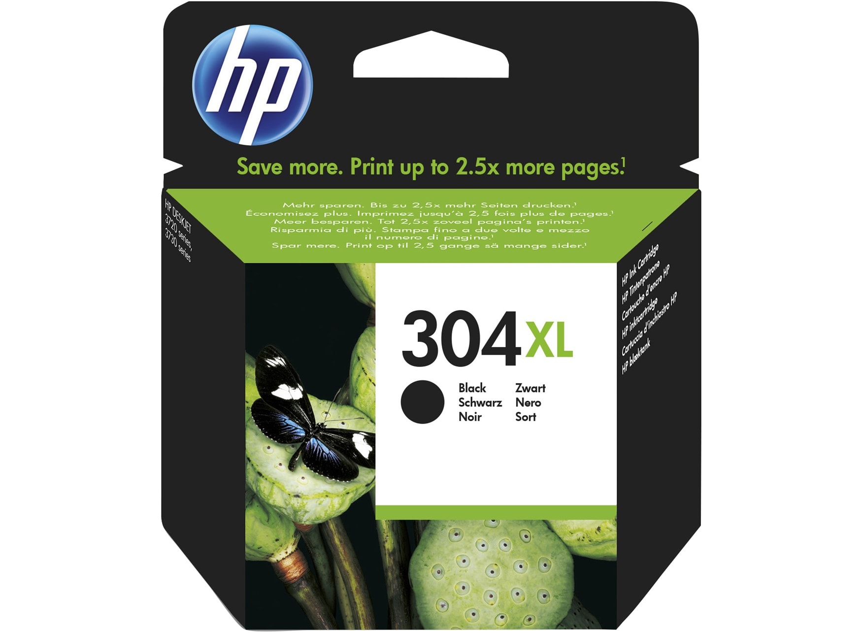 HP 304XL Schwarz Original Tintenpatrone