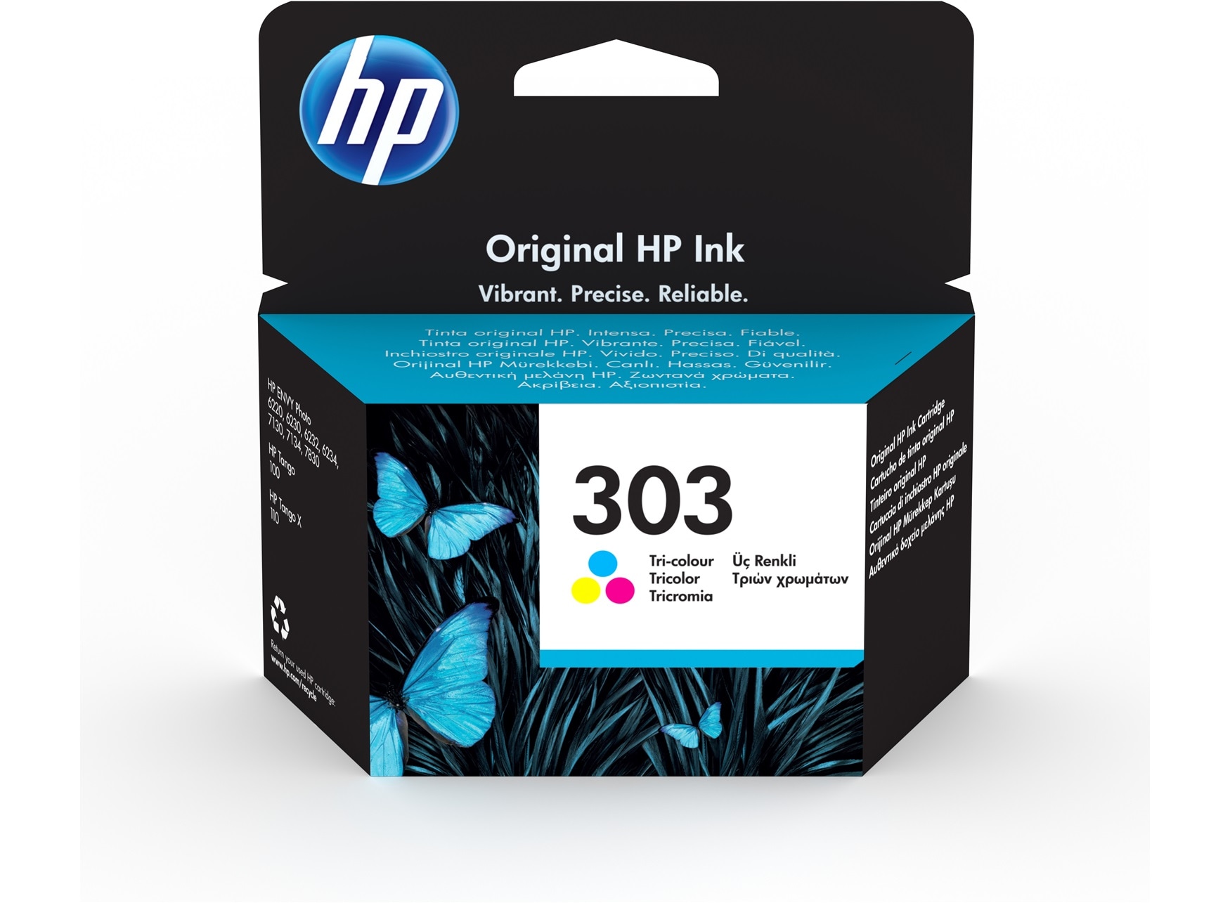 HP 303 Cyan/Magenta/Gelb Original Druckerpatrone