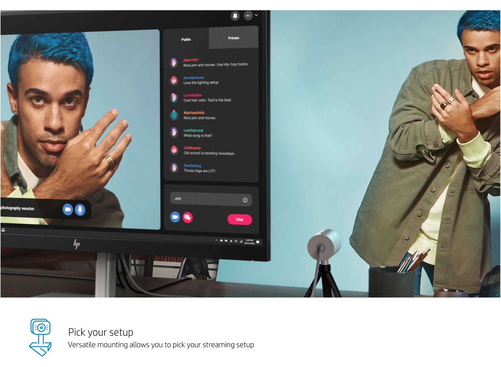 HP 950 4K Webcam - Works with Zoom, Chrome & Microsoft Teams HP 950 4K Webcam - Works with Zoom, Chrome & Microsoft Teams