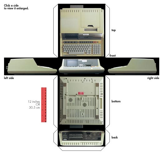 Hewlett-Packard-85 personal computer - six views.