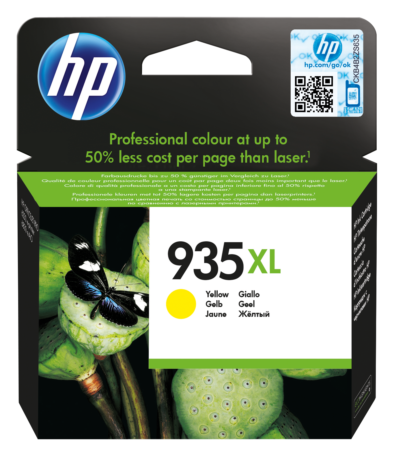 Cartuccia originale inchiostro giallo ad alta capacità HP 935XL