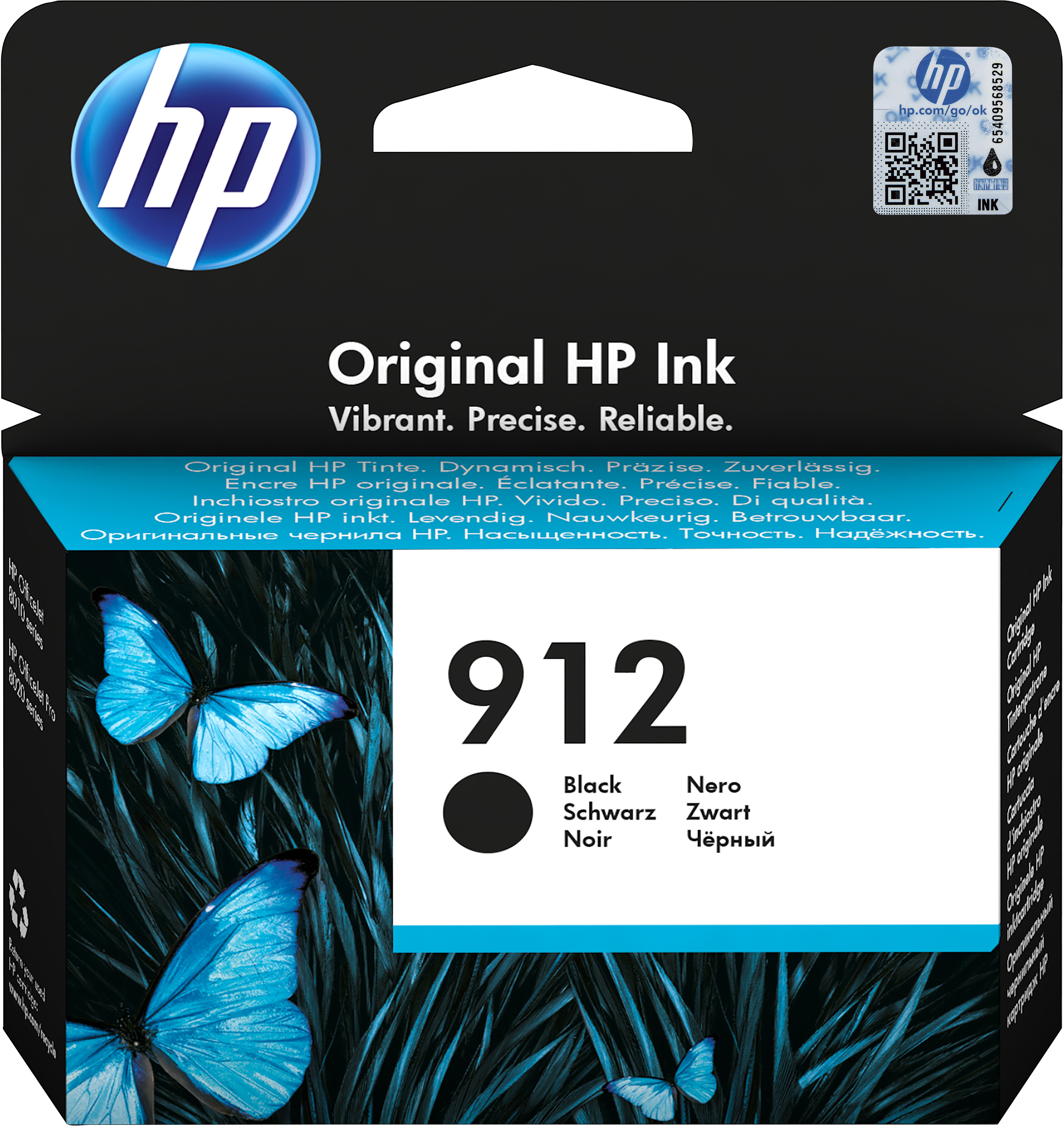 Cartuccia di inchiostro nero originale HP 912