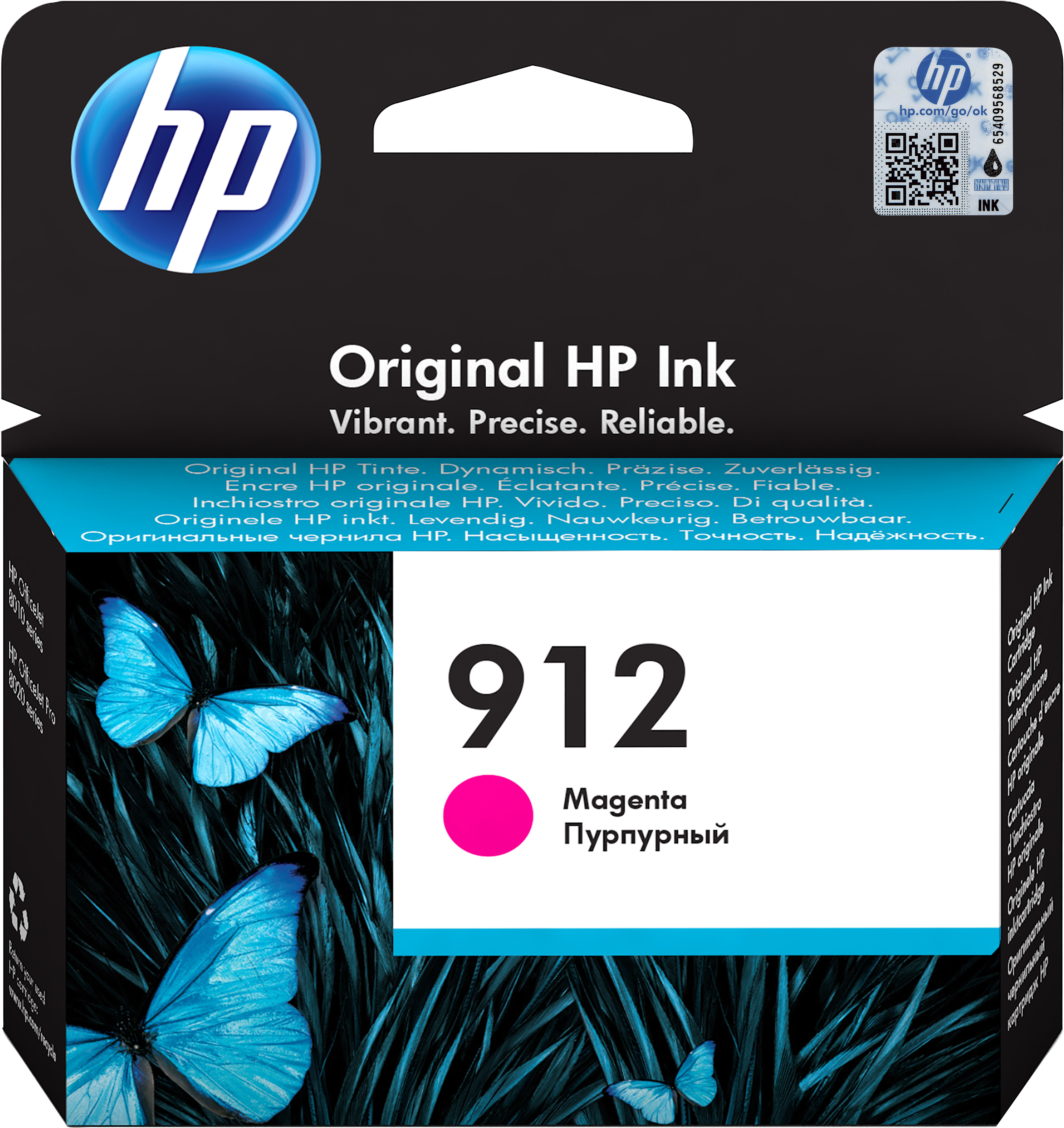 Cartuccia di inchiostro magenta originale HP 912