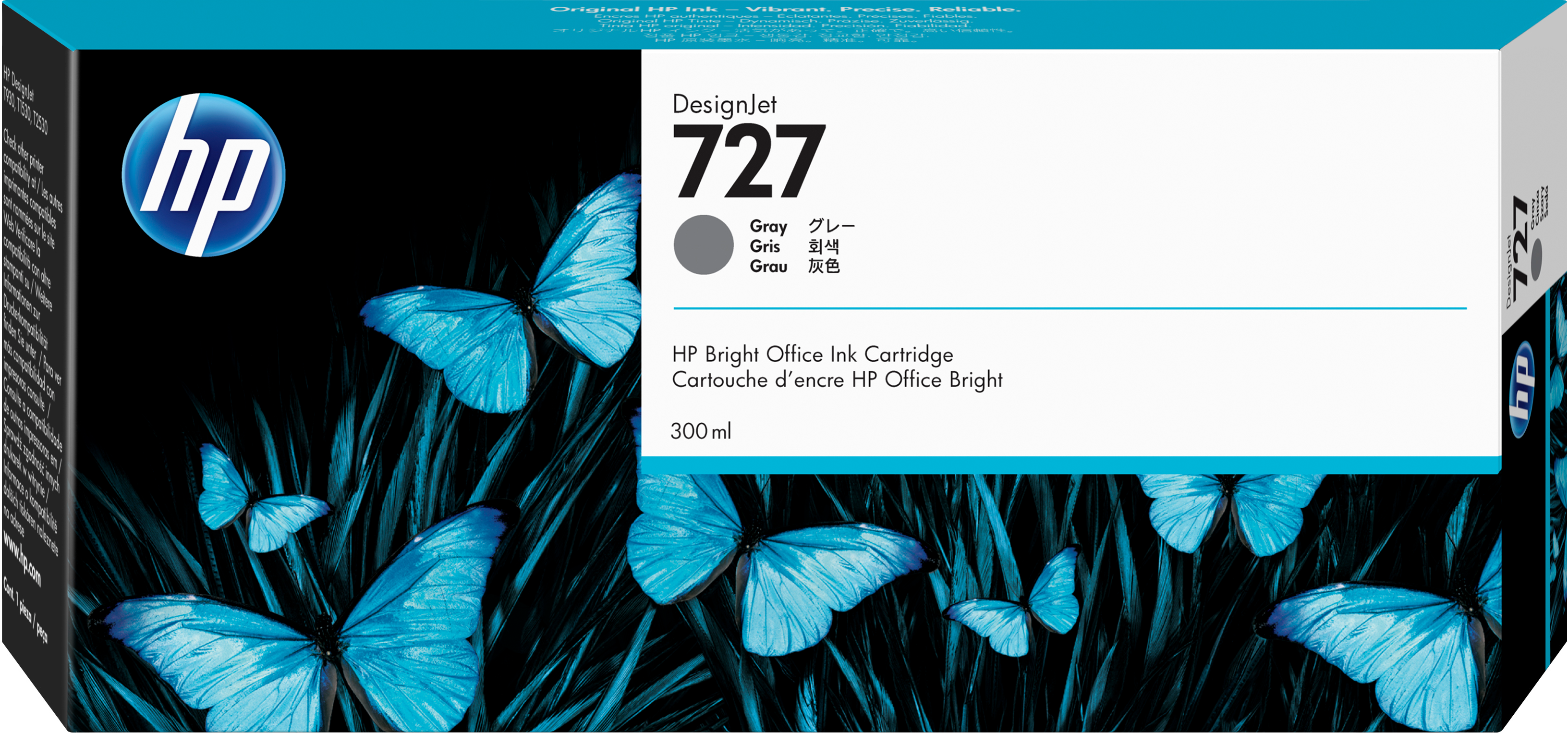 Cartuccia inchiostro grigio DesignJet HP 727, 300 ml