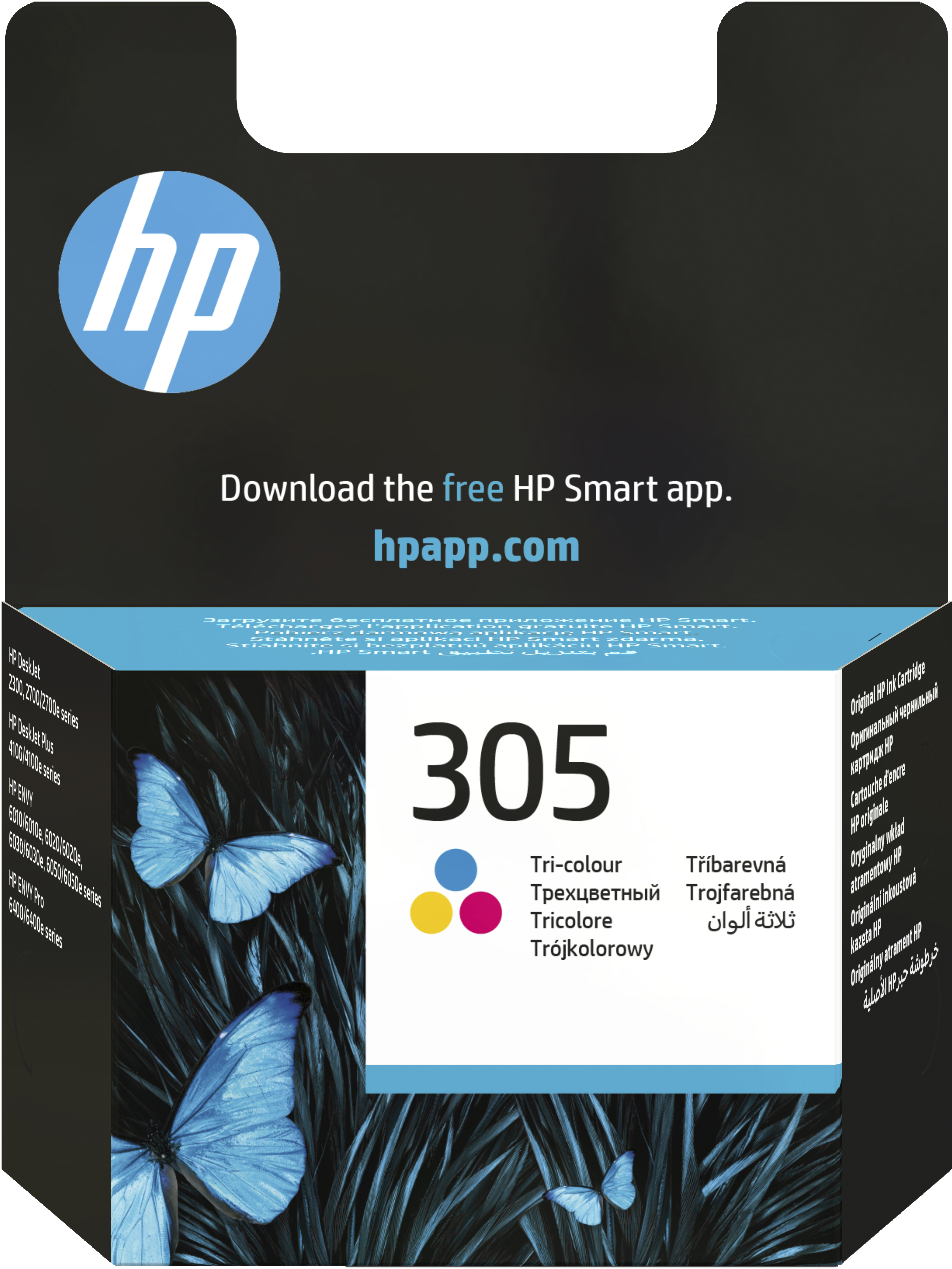 Cartuccia di inchiostro tricromia originale HP 305