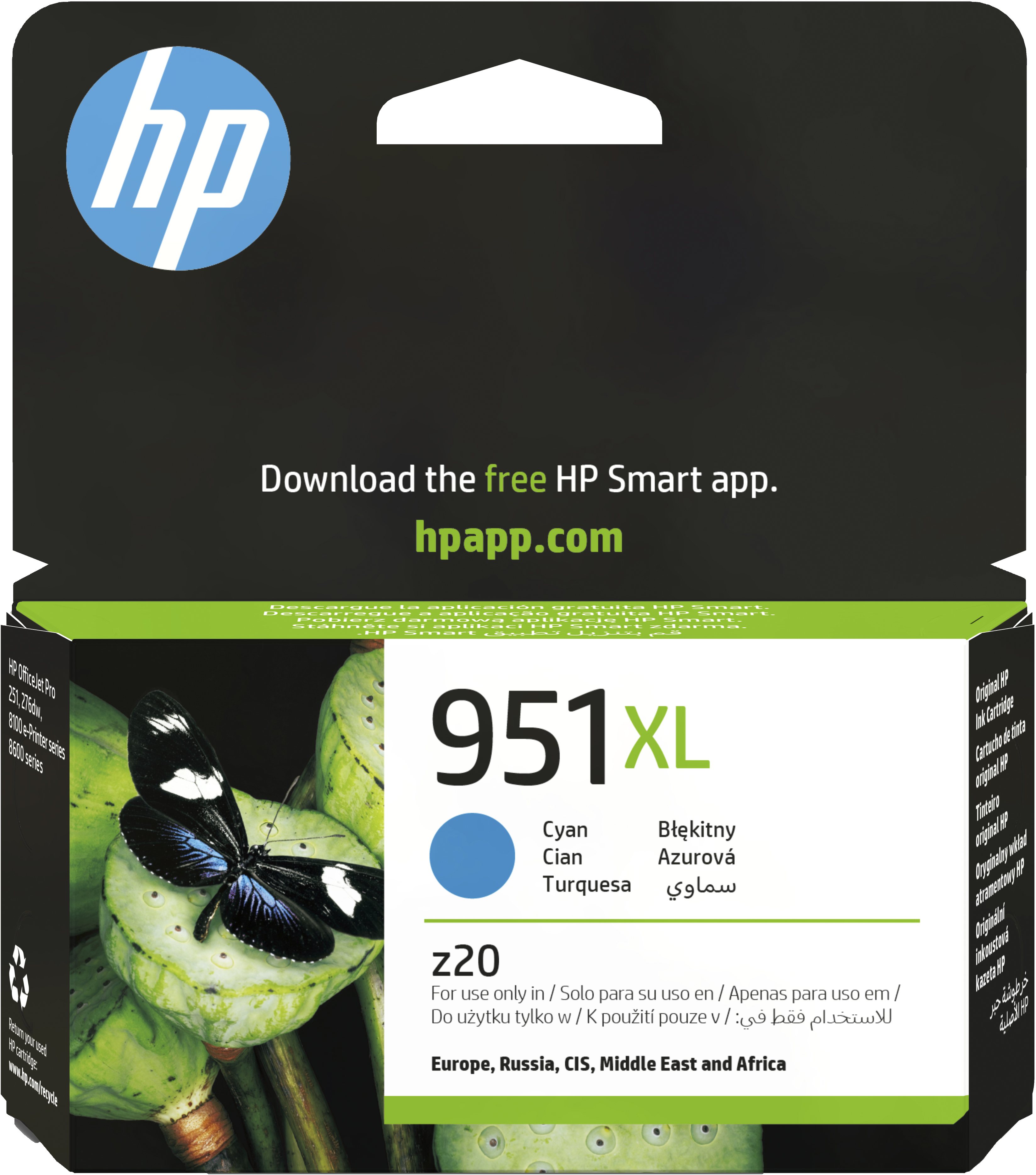 Cartuccia originale inchiostro ciano ad alta capacità HP 951XL