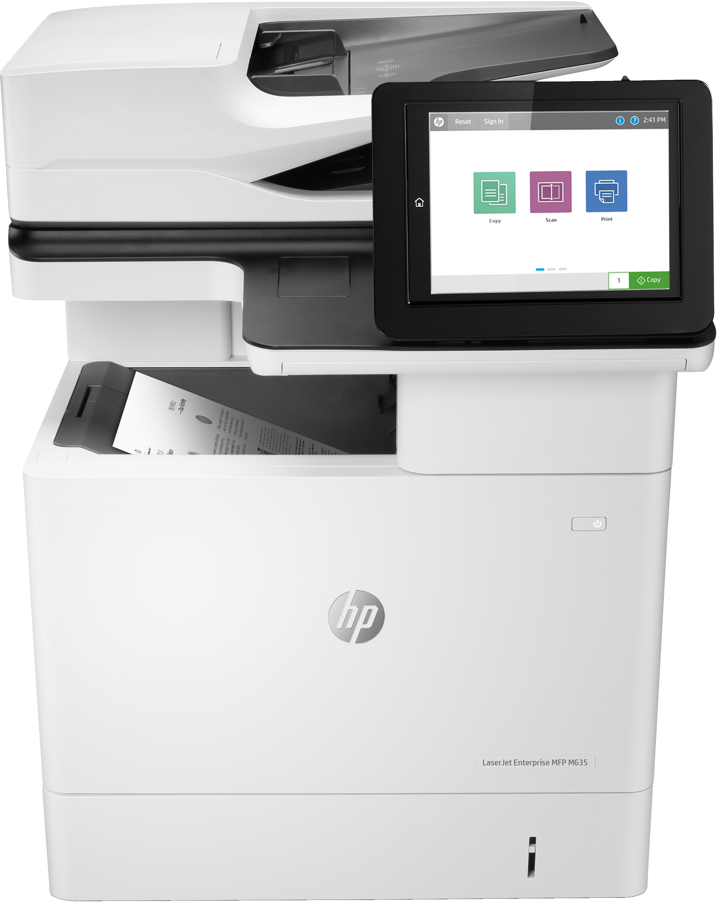 HP LaserJet Enterprise MFP M635h Printer | 7PS97A#B19 | Center facing