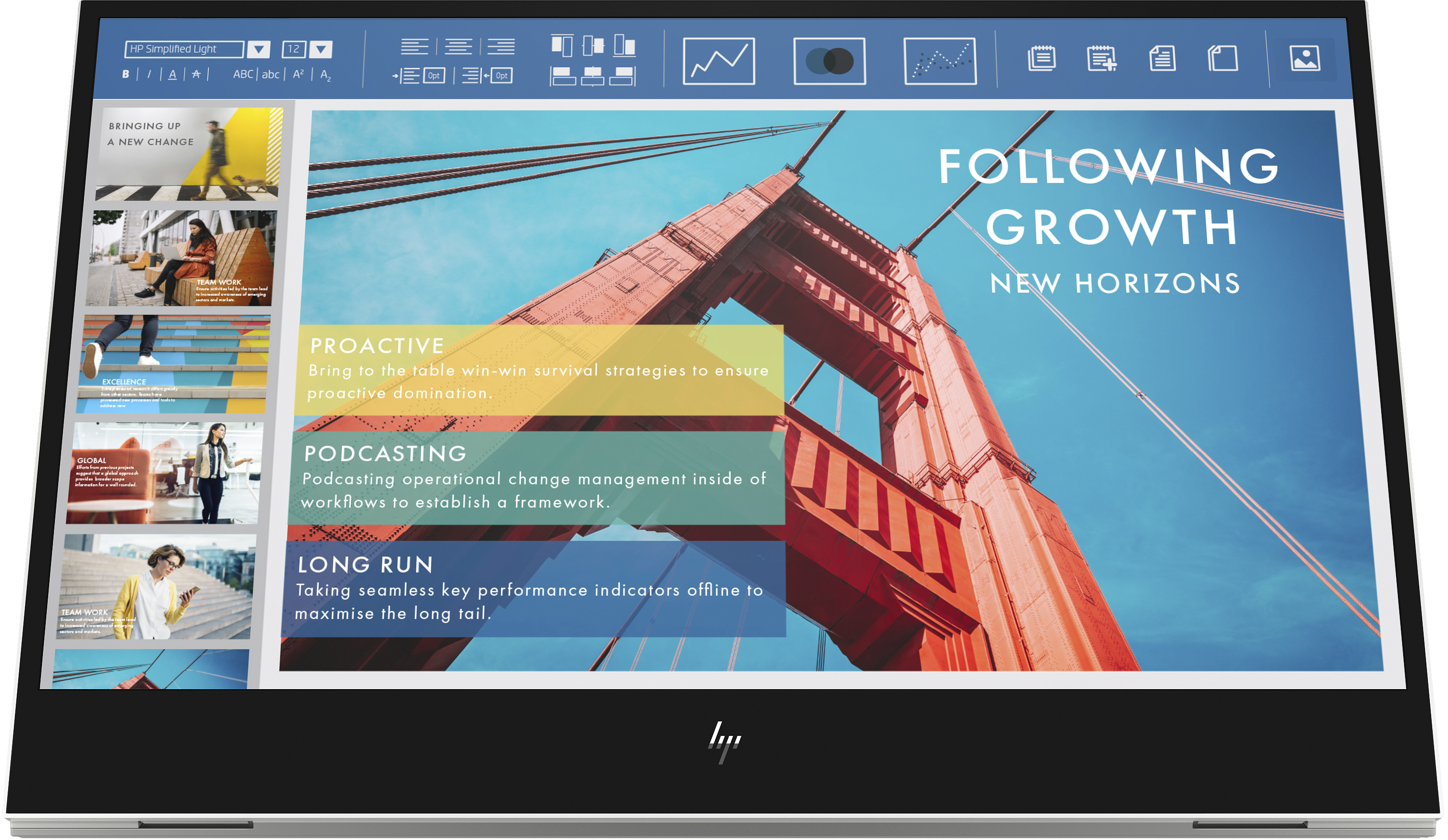 HP E14 G4 Draagbare Monitor | 1B065AA#ABB | Center facing