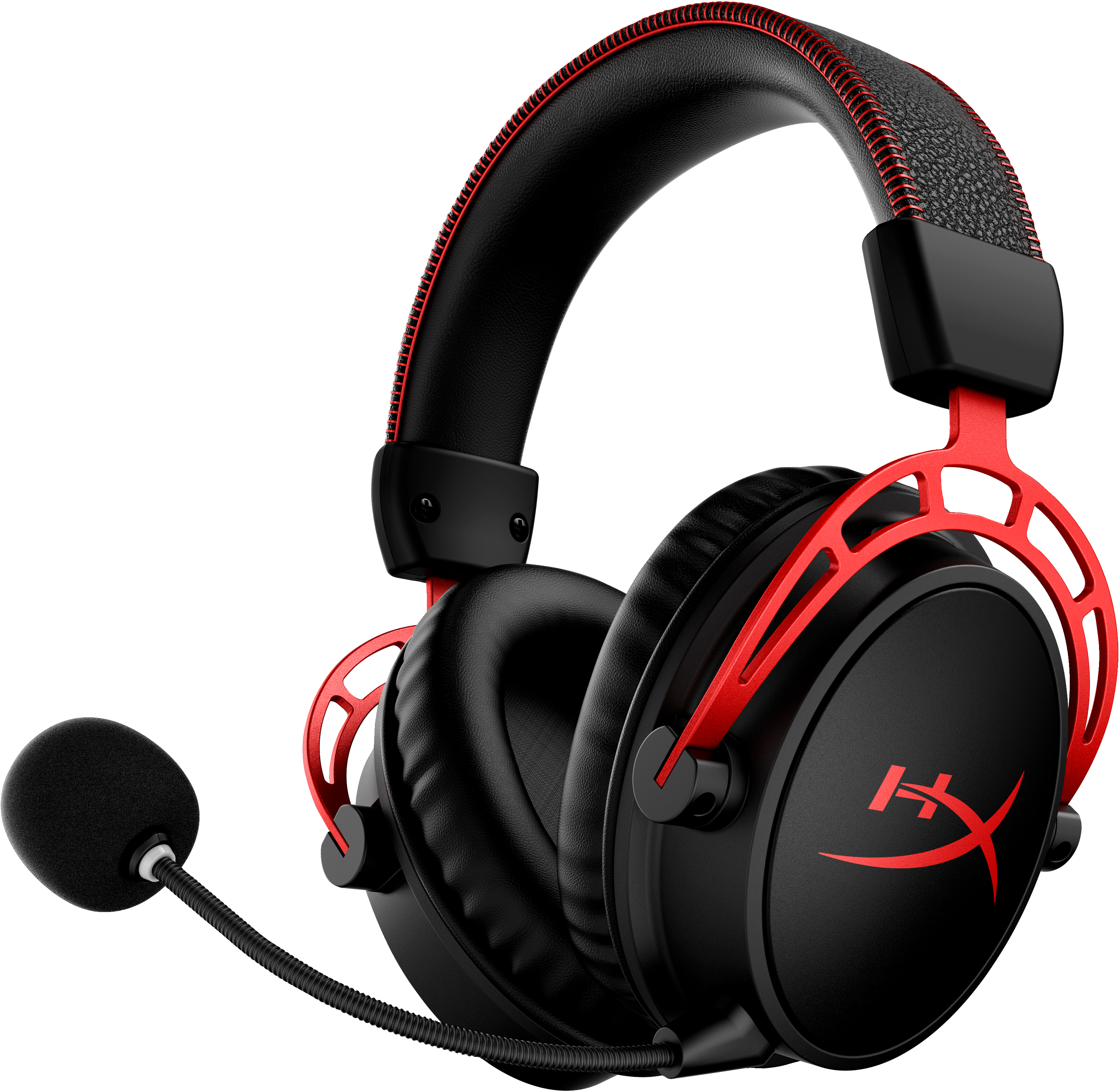 HyperX Cloud Alpha - Wireless Gaming Headset (zwart-rood) | 4P5D4AA# | Center facing
