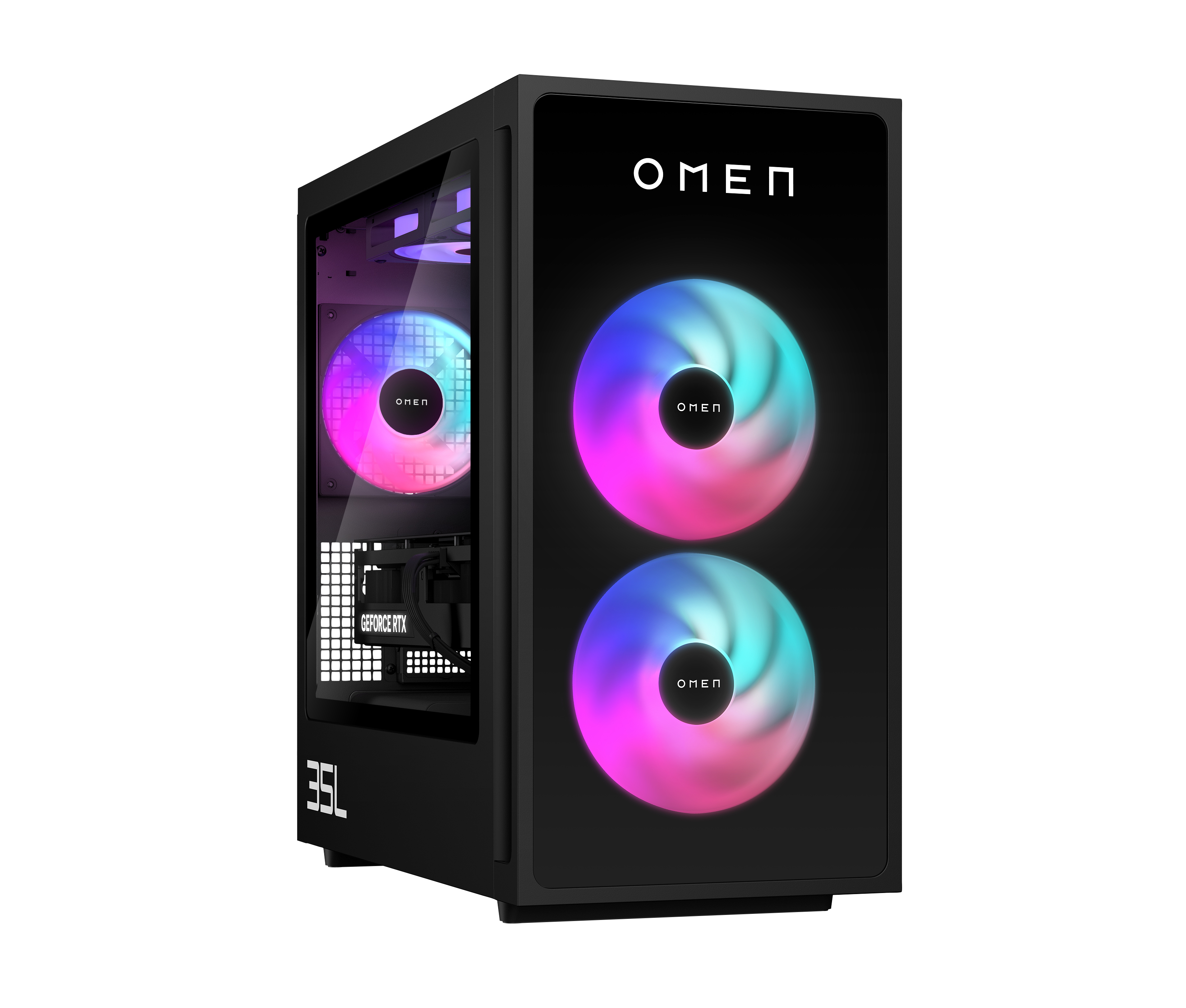 OMEN 35L Gaming Desktop - GT16-1680nd | CL0U5EA#ABH | Right facing