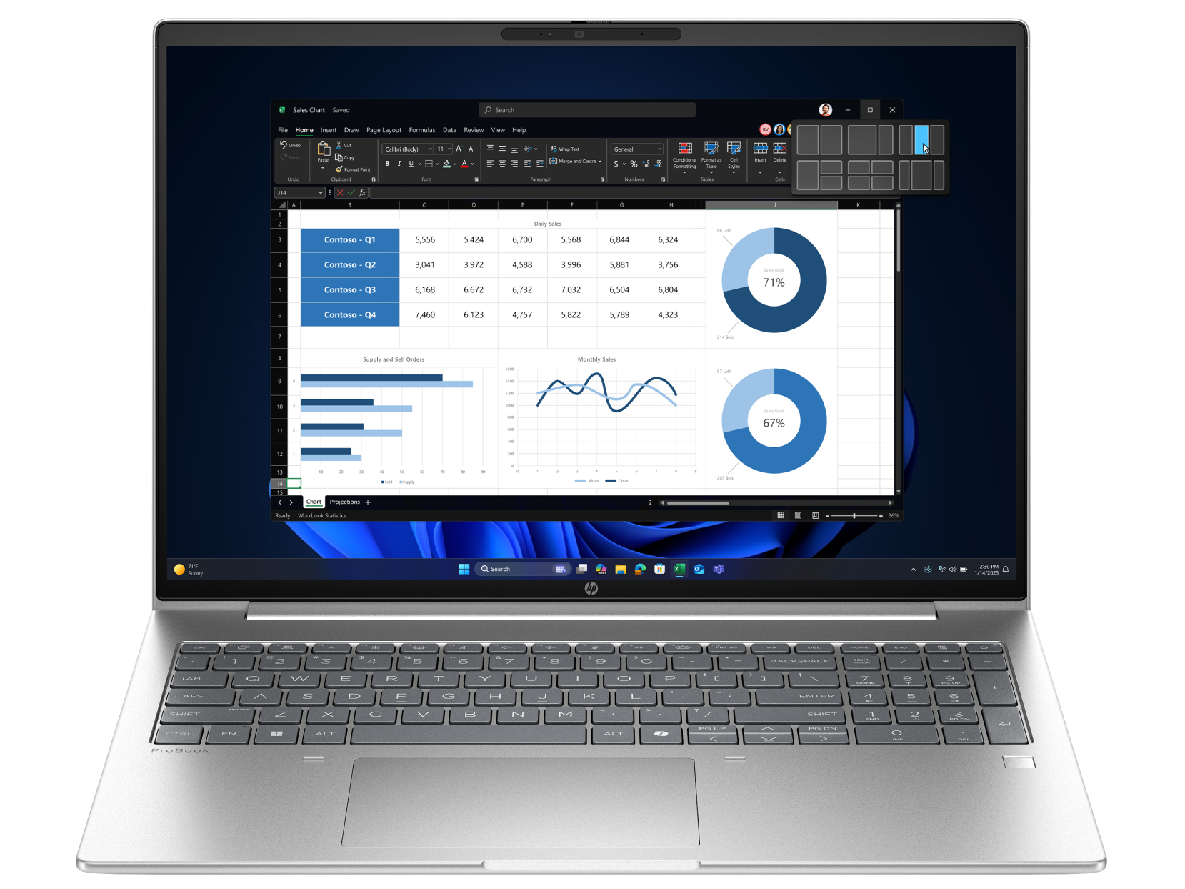 HP ProBook 4 G1iR 16" Laptop | B3AA0AT#ABH | Laptop