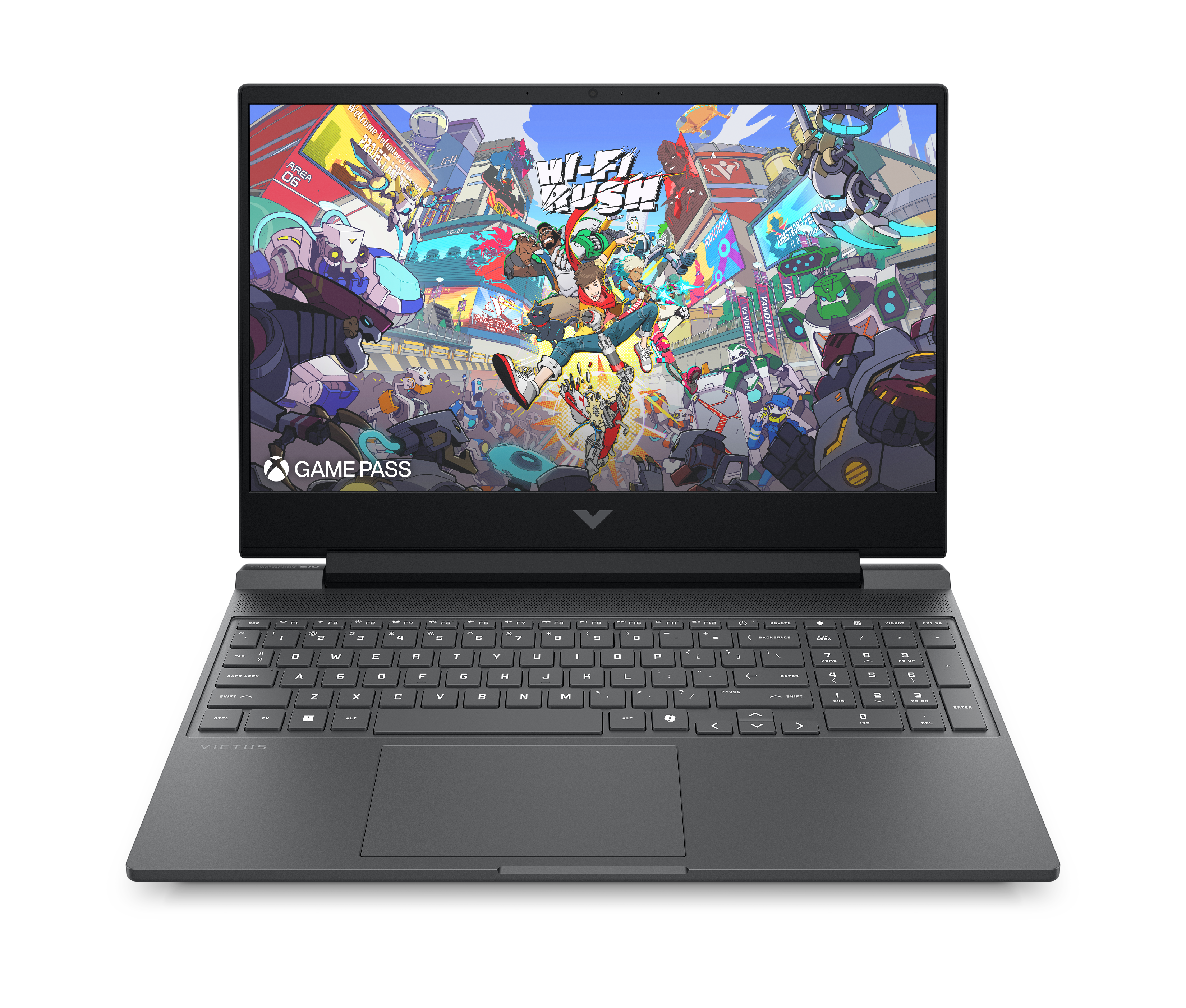 Laptop gamingowy HP Victus 15-fb3012nw Ryzen 7 260/24GB/1TB/RTX5050/144Hz IPS FHD 15.6" | BW4R0EA#AKD | Center facing