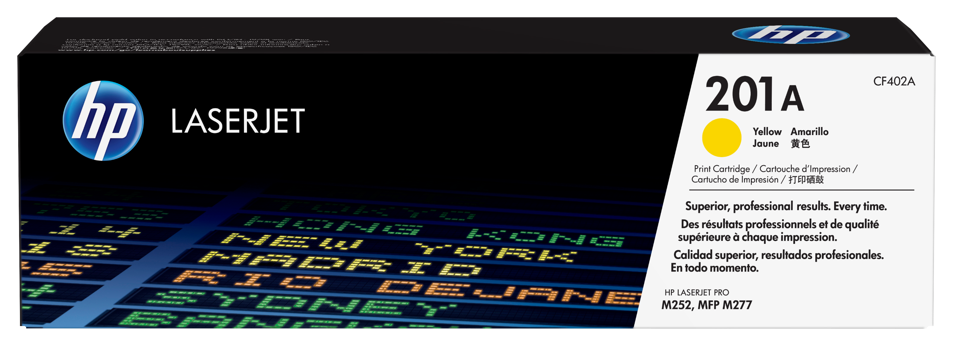 HP 201A gul original LaserJet-tonerkassett