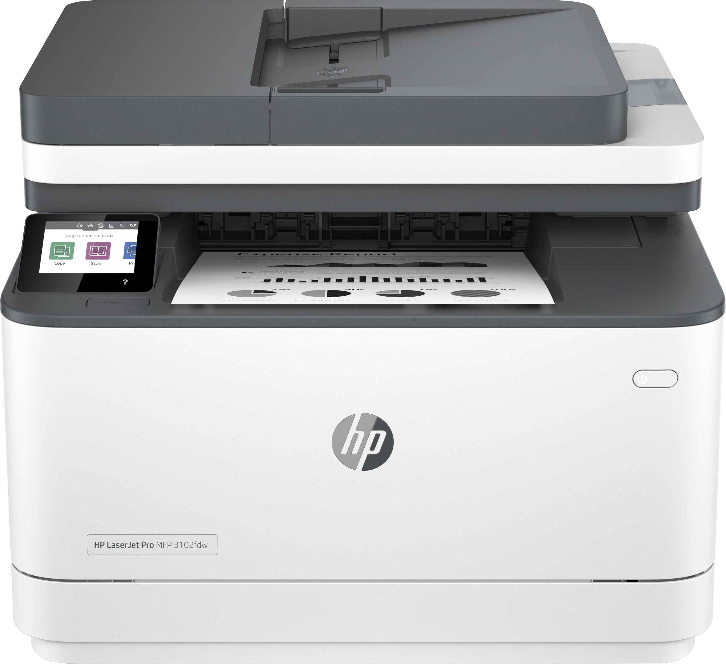 HP LaserJet Pro MFP 3102fdw-skrivare | 3G630F#B19 | Center facing