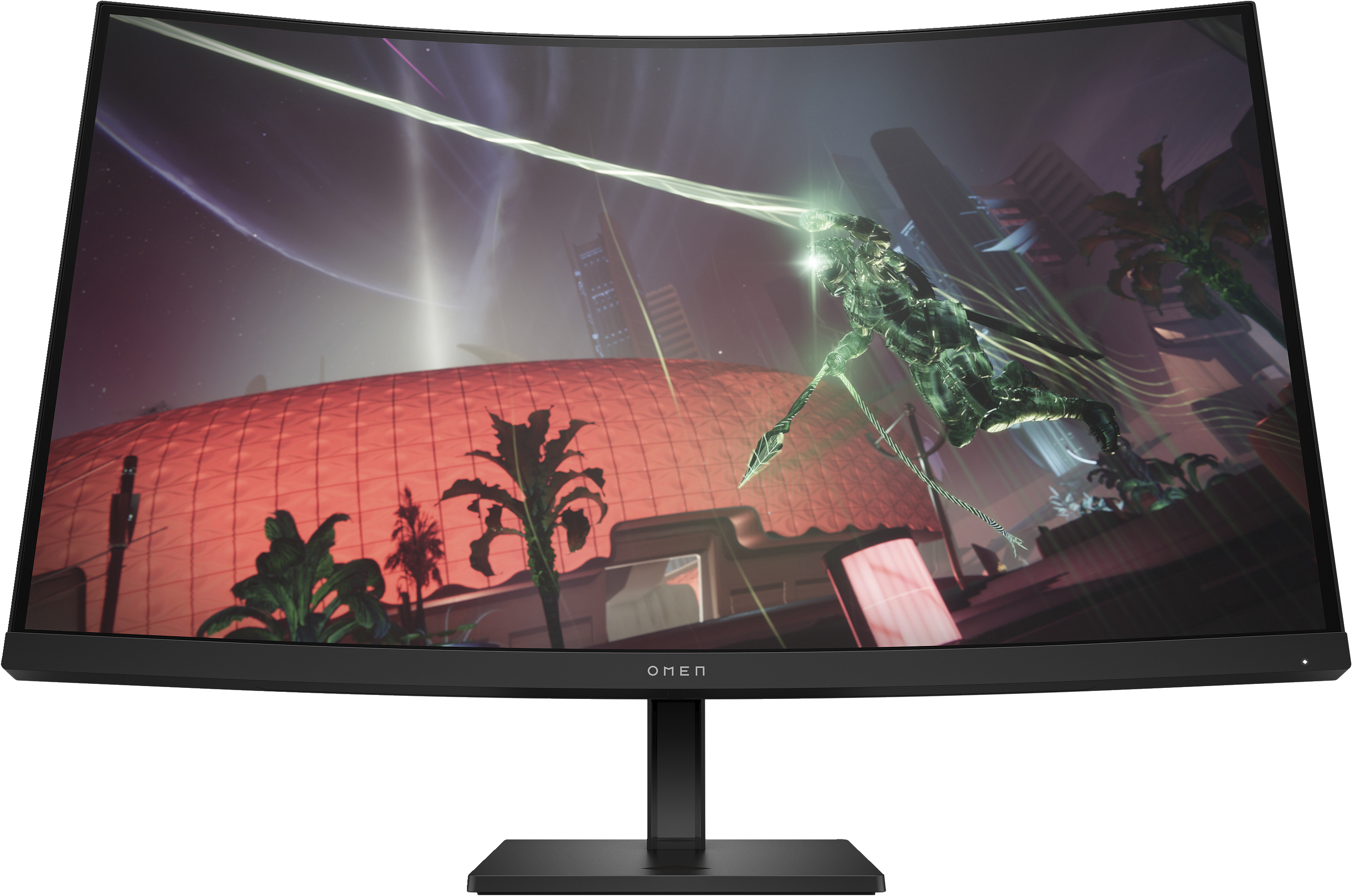 HP OMEN 31,5 tum QHD 165 Hz välvd Gaming-skärm – OMEN 32c | 780K6AA#ABB | Center facing