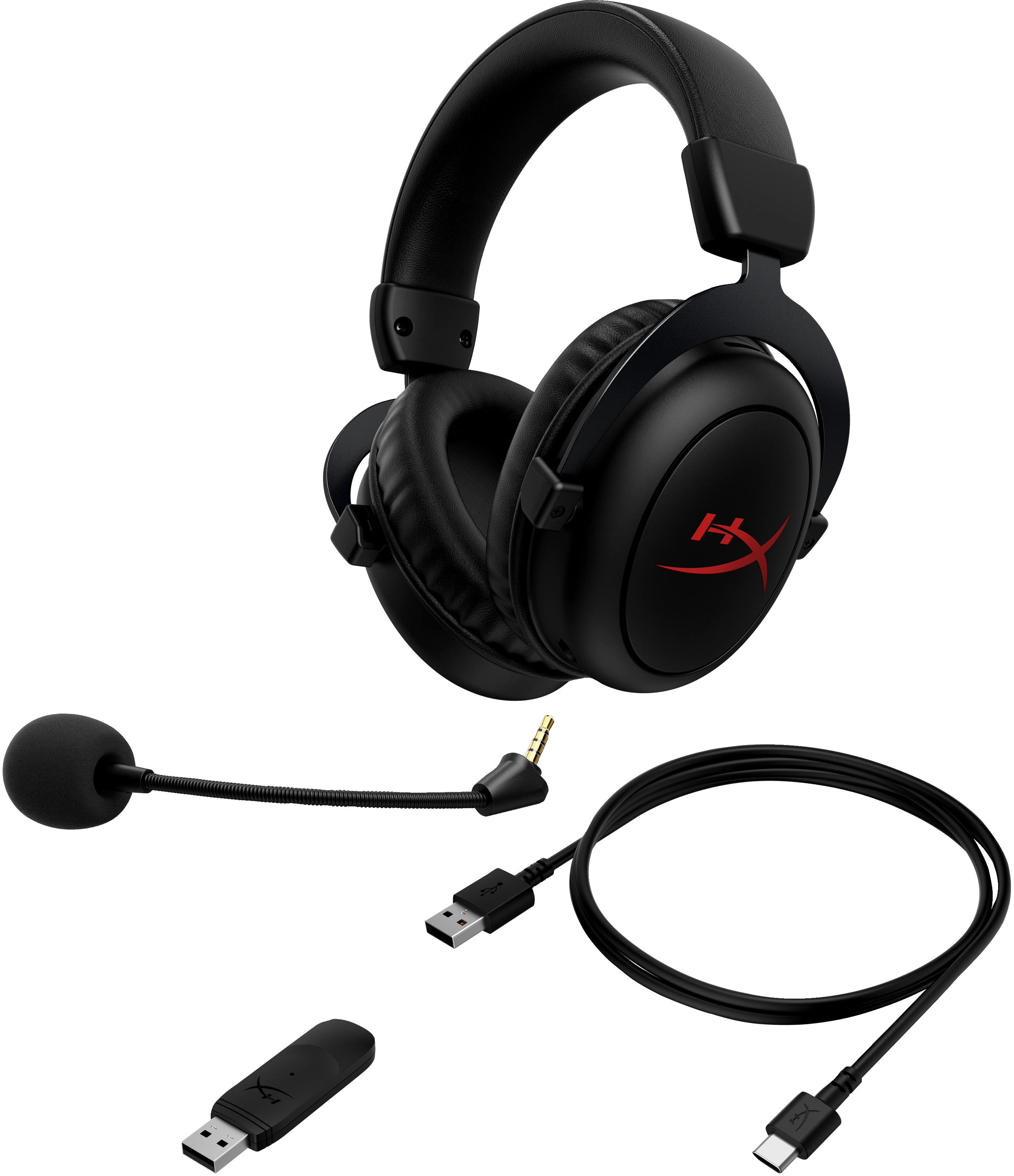 HyperX Cloud II Core trådlöst gaming-headset | 6Y2G8AA# | Detail view