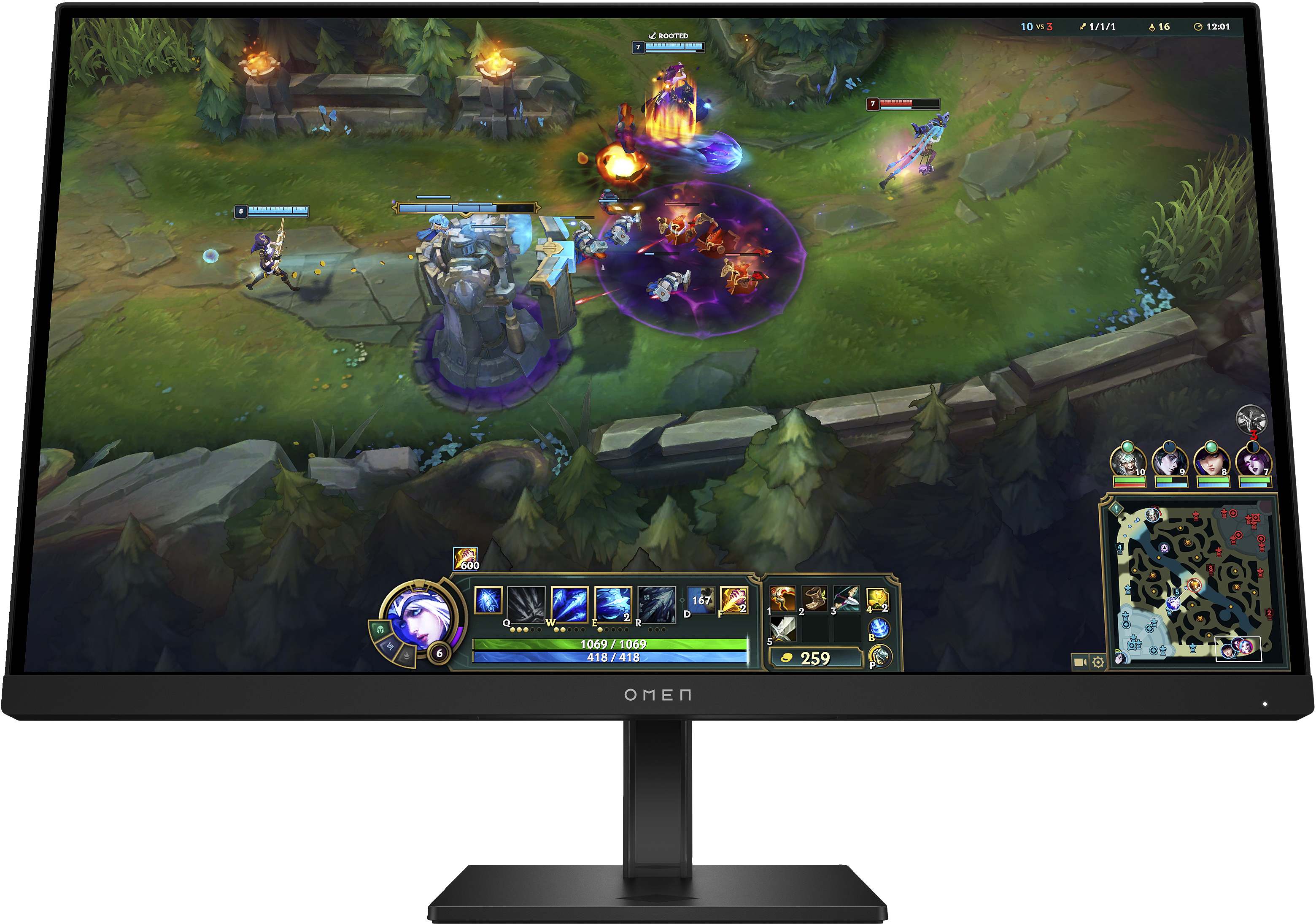 OMEN 27 tum FHD 180 Hz Gaming Monitor – OMEN 27 G2 | AV4K1AA#ABB | Center facing