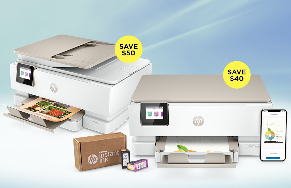 Save $50 and $40 on ENVY printers!