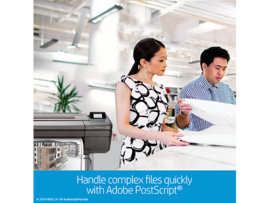 HP DesignJet Z9+dr - 44" Large Format Dual-Roll PostScript® Photo Printer with Vertical Trimmer (X9D24A)