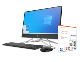 HP 22" All-in-One PC + Office 365 Personal Bundle