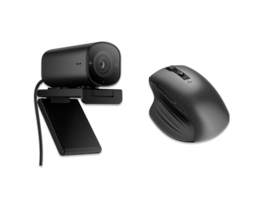 HP 965 4K Streaming Webcam + HP 935 Creator Wireless Mouse Bundle