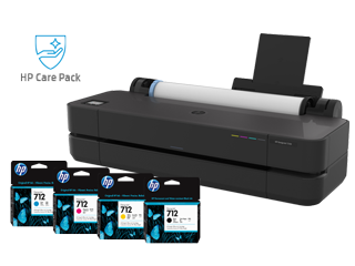 HP DesignJet T250 + Ink + Care Pack Bundle - Img_Center_320_240