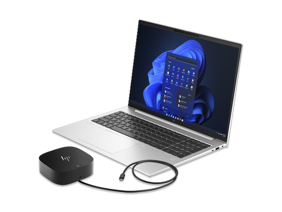 , HP EliteBook 865 G10 Notebook PC + HP USB-C G5 Essential Dock Bundle