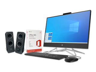 HP 24" All-in-One PC, Microsoft Office 365 Personal (download) + Speaker System Bundle - Img_Center_320_240