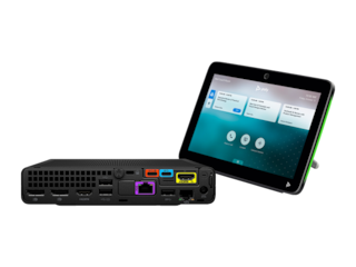 HP Mini IP Conference PC with Microsoft Team Rooms +  Poly TC10 Touch Controller Black Bundle