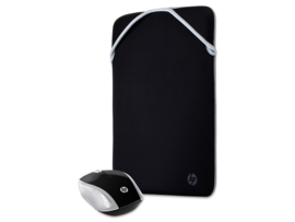 HP 14 Reversible Protective Sleeve + HP Wireless Mouse 200 Bundle