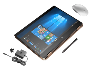 HP Spectre x360 15" PC, Bluetooth Mouse + Travel Adapter Bundle - Img_Center_320_240