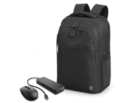 HP USB-C Hub, Wireless Mouse, and HP Renew Backpack Bundle for Teachers