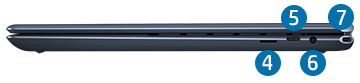 HP Spectre x360 16 Right Side Ports