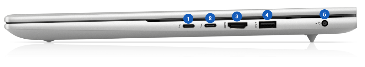 Envy 16 Right Side Ports