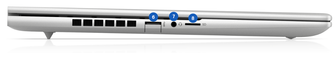 Envy 16 Left Side Ports