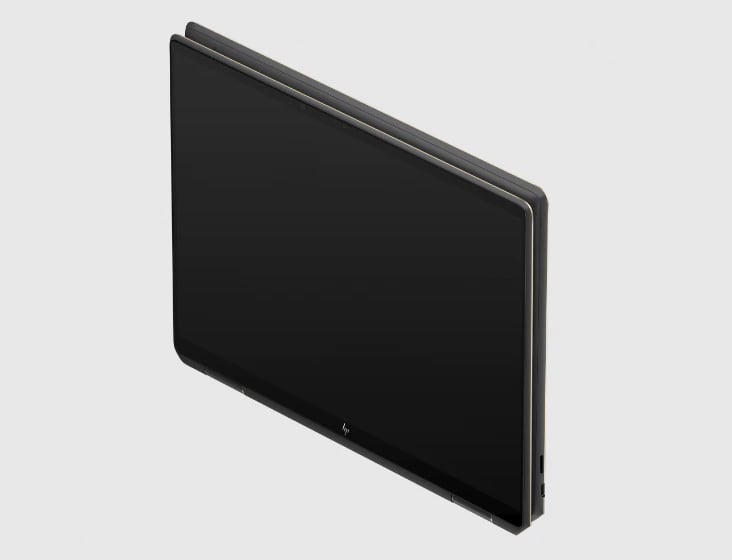 An HP Spectre x360 laptop on Tablet mode.