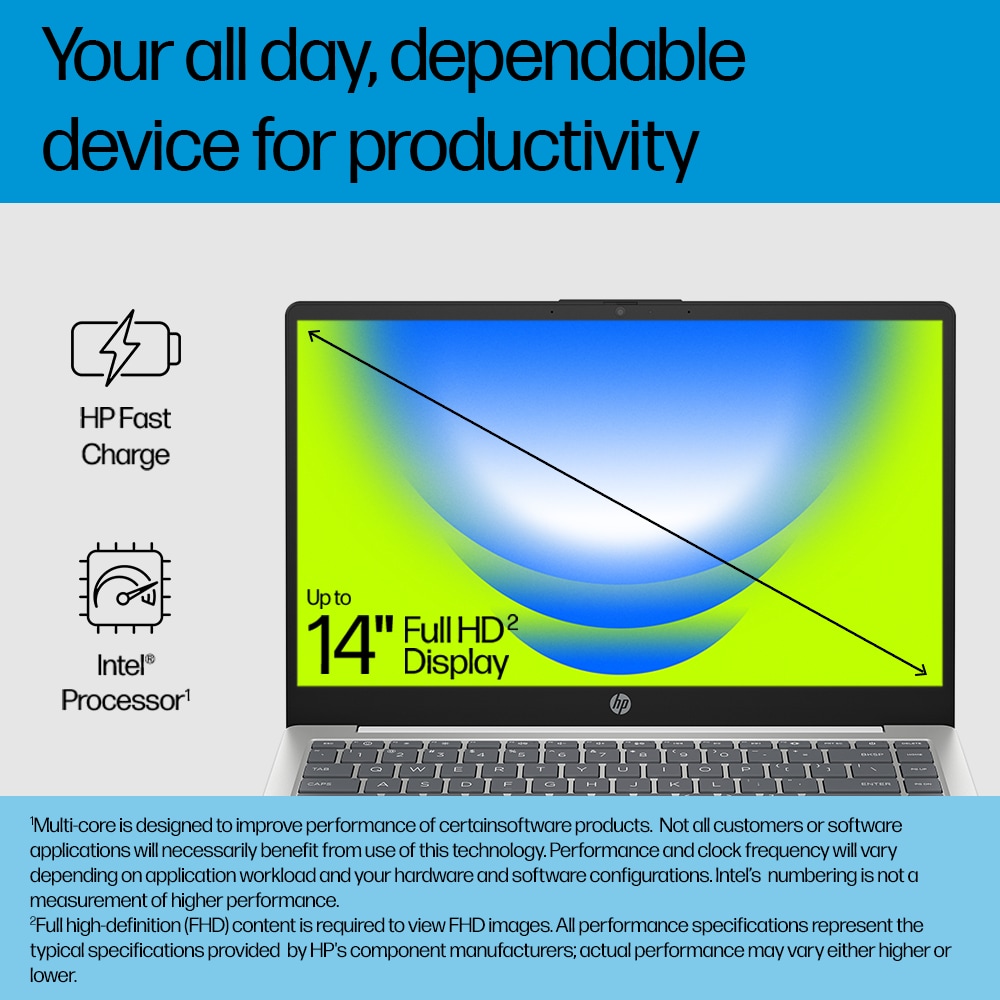 Ordinateur portable 14s-dq5130nd, 14, Windows 11 Home, Intel® Core™ i5, 8  Go de RAM