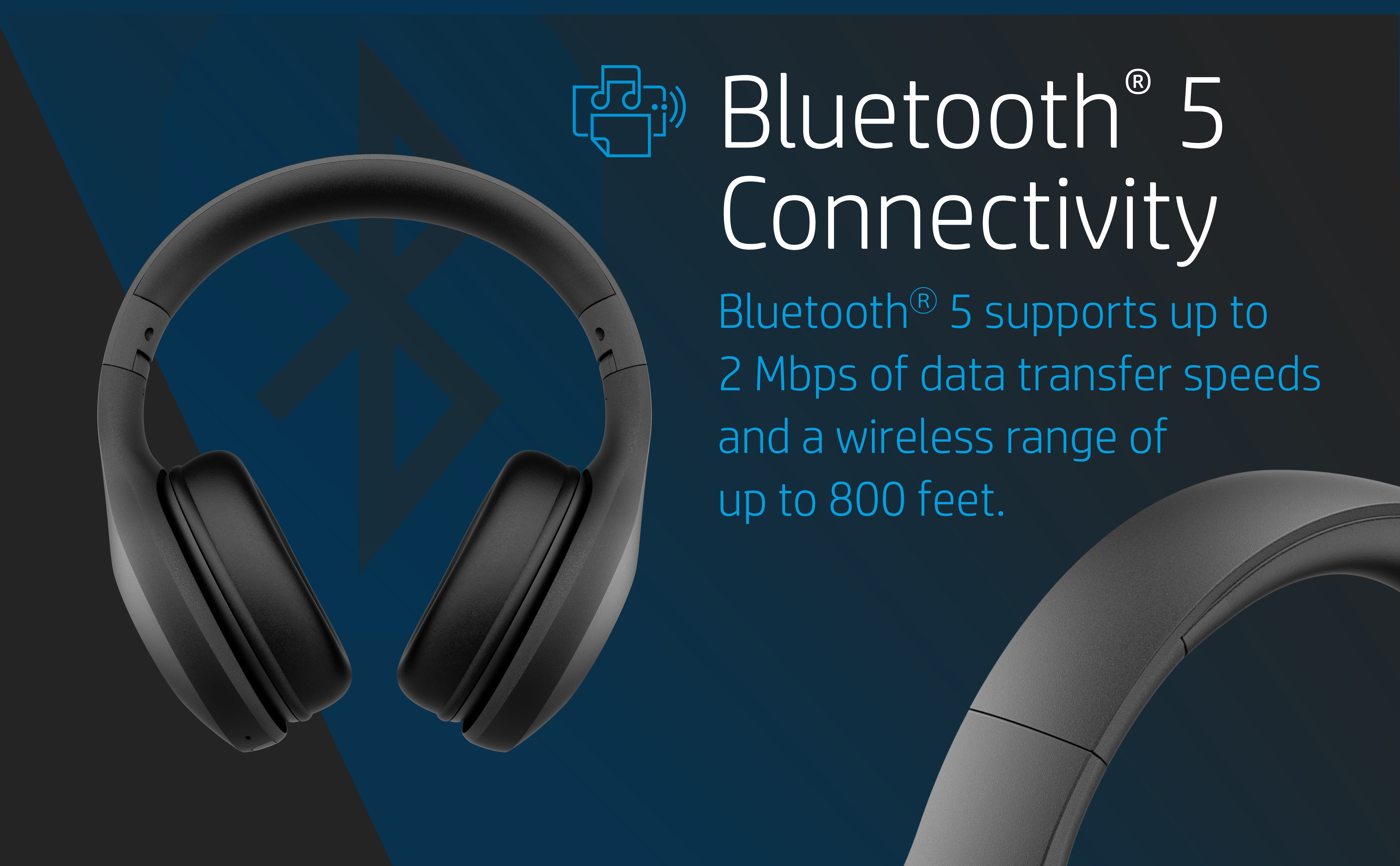 Micro Casque Ultra Portable HP Bluetooth 500 - Noir (2J875AA)