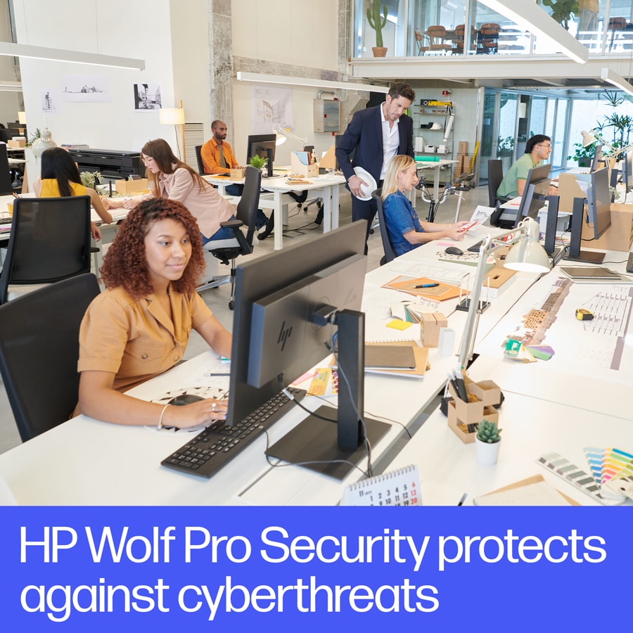 HP Wolf Pro Security protects against cyberthreats
