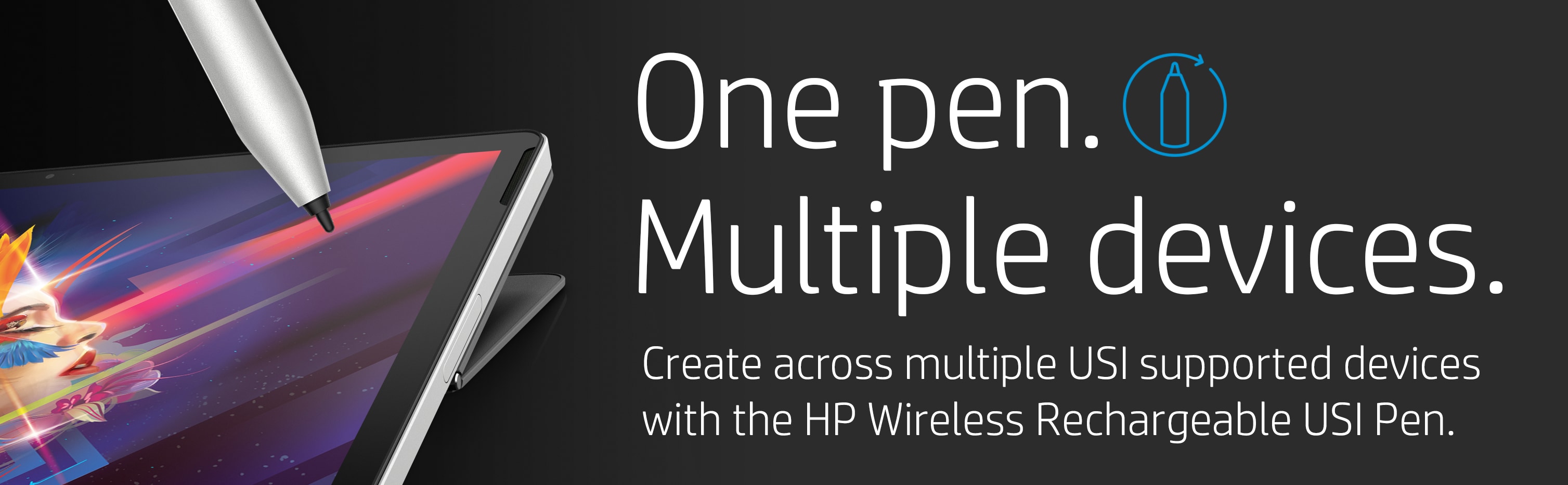 HP Pen Rechargeable Wireless USI