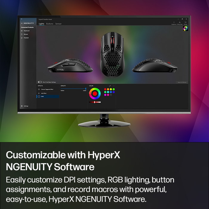 HyperX Pulsefire Haste – Gaming Mouse, Ultra-Lightweight, 59g