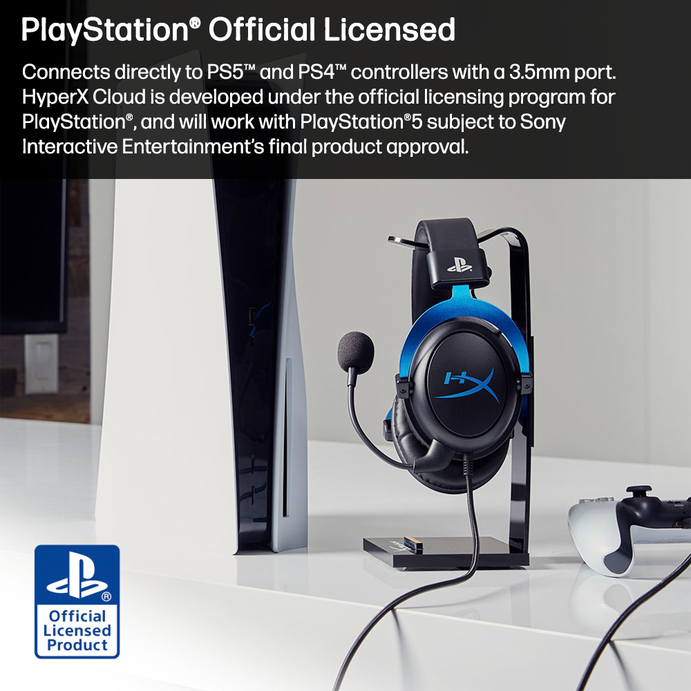 HyperX Cloud - Gaming Headset - PS5-PS4