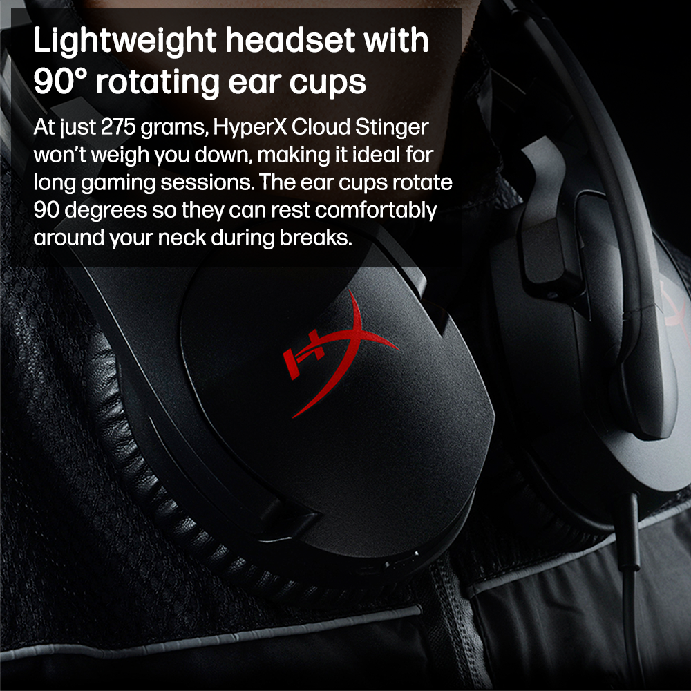 HyperX Cloud Stinger - Gaming Headset (Black-Red)