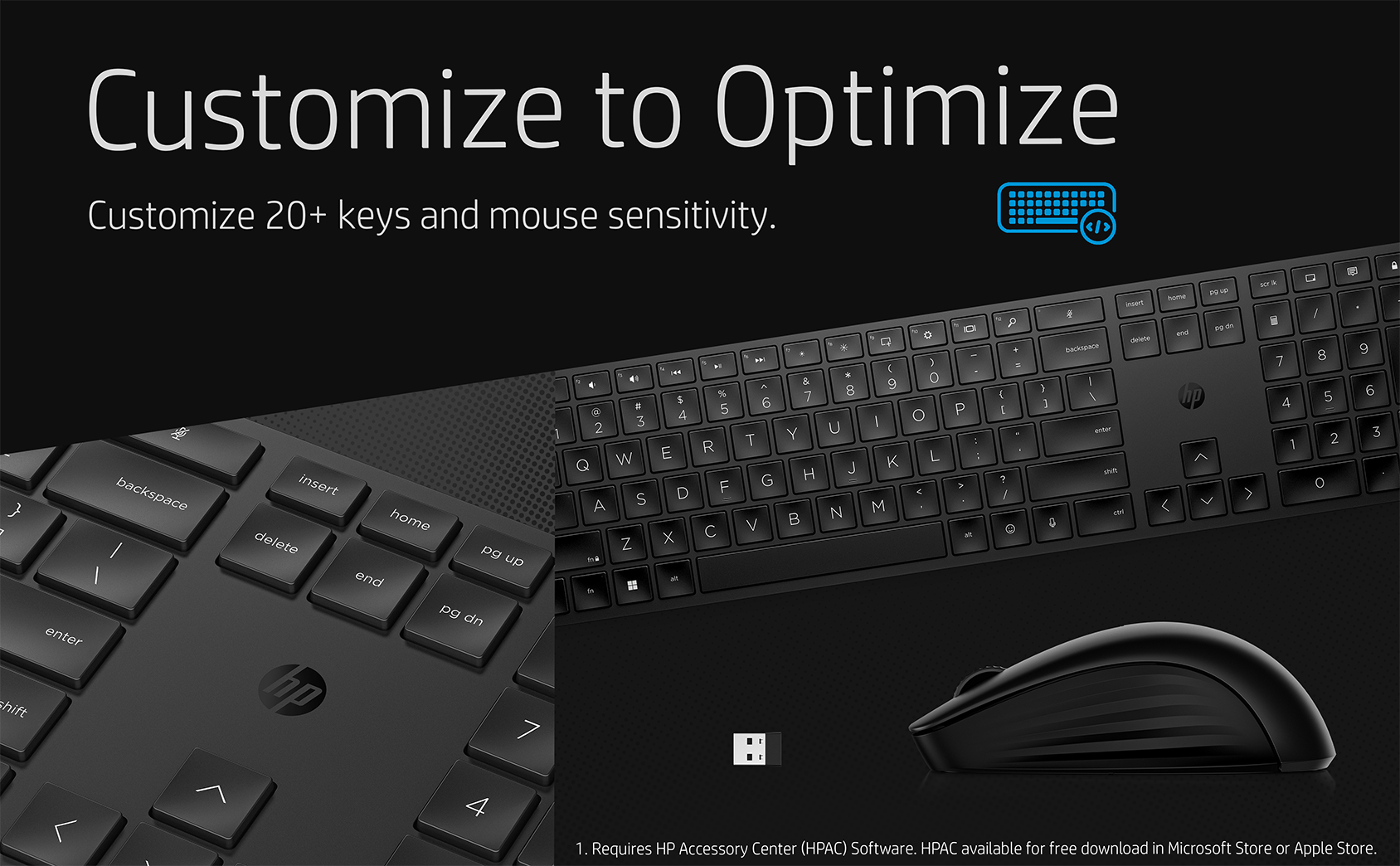HP 655 Wireless Keyboard and Mouse Combo | HP Store Canada