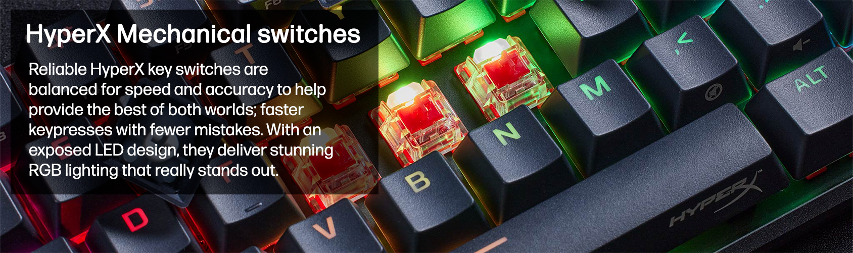 HyperX Mechanical switches