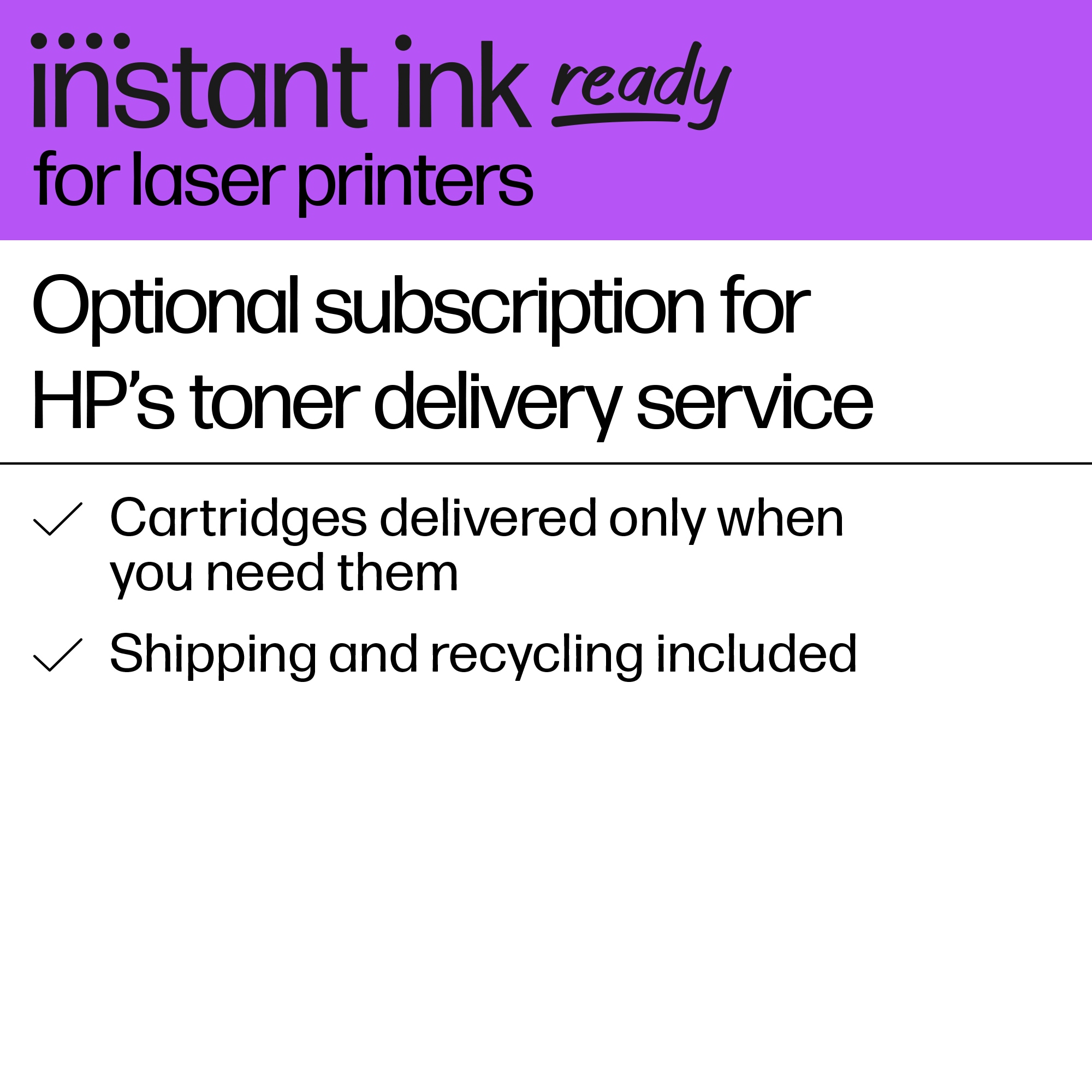 2 LaserJet M234sdw Ink Printer available with months Instant MFP HP